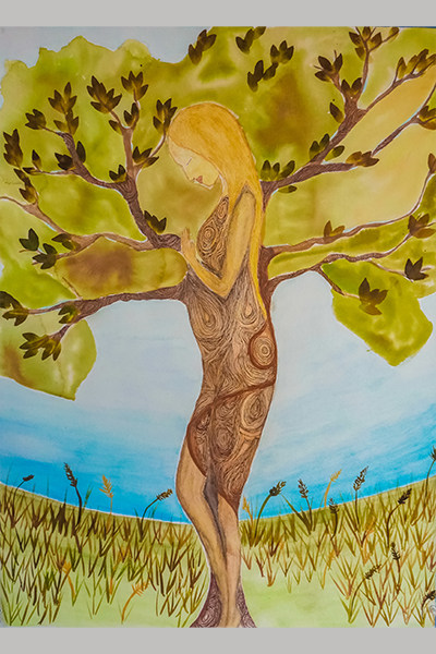 Leila V, Christmas Art Story Second Prize Year 6