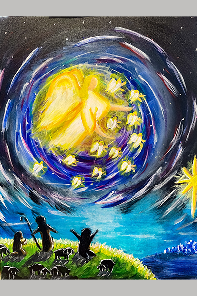 Khloe C. Christmas Art Story School Club Encouragement and High Commended Year 5