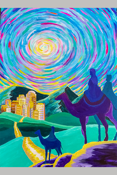 Annie B. Christmas Art Story 3 kings journey