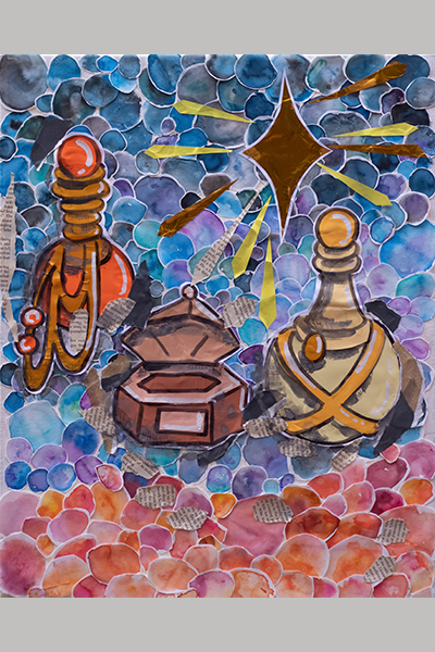 Mabel K. Christmas Art Story gifts for the holy family