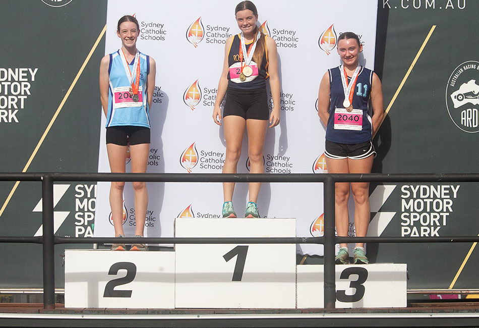 Secondary Cross Country Championships 2022 Podium finishers